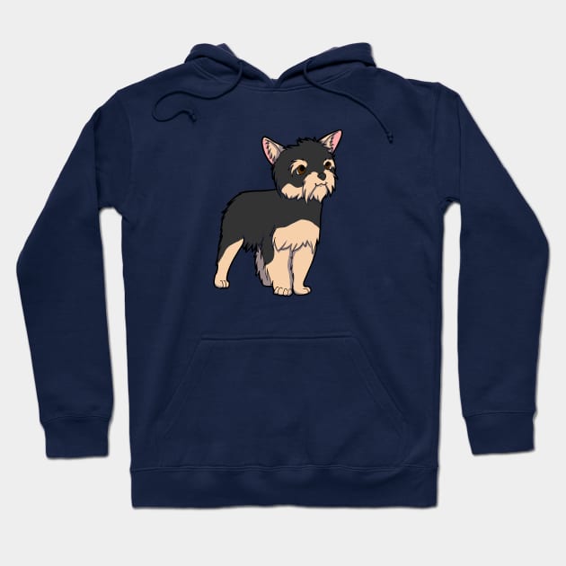 Yorkshire Terrier Hoodie by Adastumae